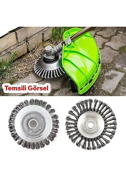 Kaldırım Temizleme Aparatı Yol Taş Duvar Beton Çıkmış Otları Süpürme Metal Motorlu Tırpan Misinası fırsatları