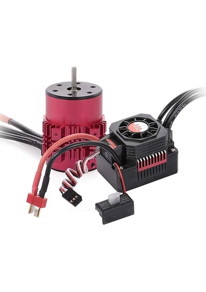 Hobı 3650 3900KV Isı Emici ile Fırçasız Motor ve 60A Esc 1/10 1/8 Rc Araba Kamyon Için Bec ile Su Geçirmez fiyatları