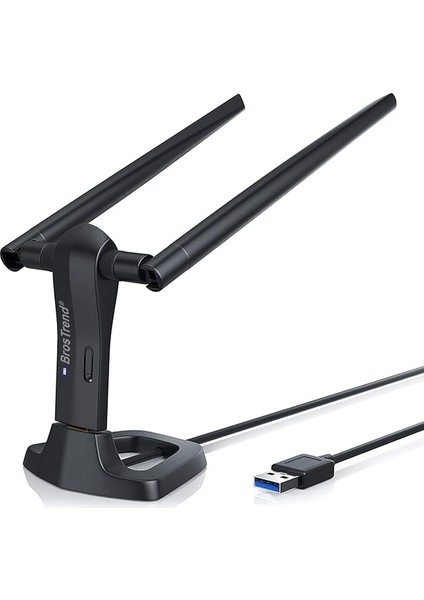 Ubuntu, Nane, Kali, Debian, Lubuntu, Xubuntu, Mate, Zorin, Pureos, Ahududu Pi 2+, Windows 11, 1200MBPS, 5ghz/2.4ghz, Uzun Menzilli 2X5DBI Antenler, Usb3.0 Için Linux Wifi Adaptörü