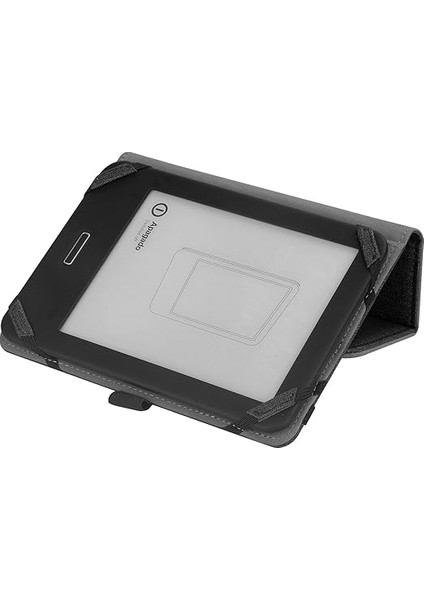 Evrensel 6 Inç Kindle Paperwhite Kobo E-Reader Kılıf, Folyo Koruyucu Kılıf El Kayışlı Sony/kobo/tolino/pocketbook/kindle 6 Inç Eokuyucu Siyah ile Uyumlu indirimleri
