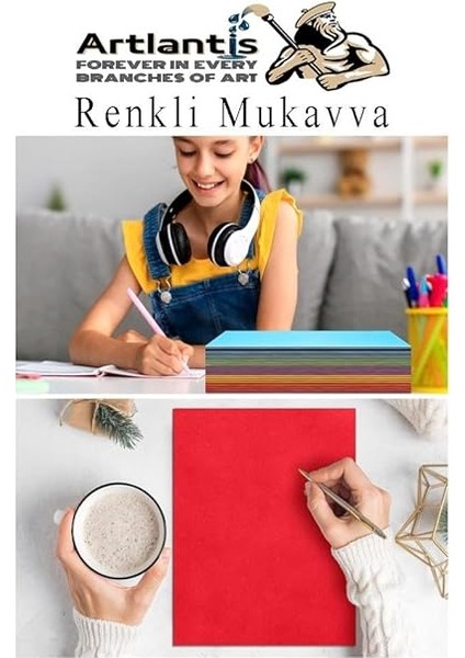 Renkli Mukavva 10 Renk 50X70 cm 1 Paket Sert Renkli Karton 1.0 mm Okul Okul Öncesi Anasınıfı Hobi Etkinlik fırsatları