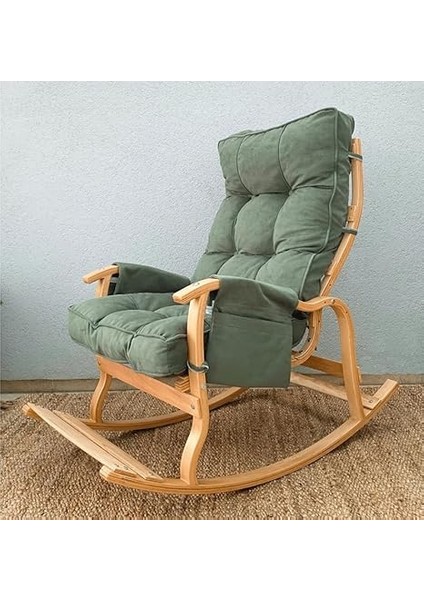 Santorini Kapitoneli Sallanan Sandalye Dinlenme ve Tv Koltuğu Yeşil modelleri