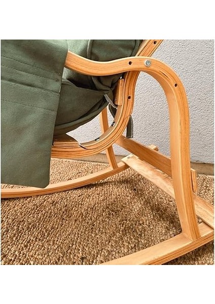 Santorini Kapitoneli Sallanan Sandalye Dinlenme ve Tv Koltuğu Yeşil indirimleri