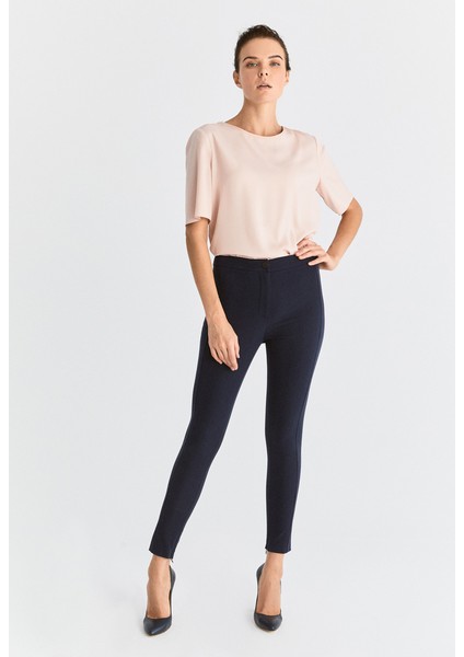 Tayt Kadın Pantolon Lacivert K2012032_015