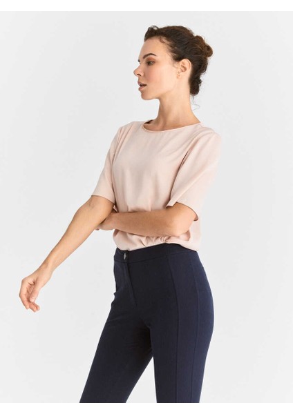 Tayt Kadın Pantolon Lacivert K2012032_015