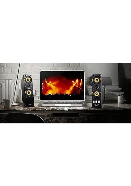 Gigaworks T40 Series Iı - 2.0 Hoparlör Sistemi (Hi-Fi, Stereo/aux-In, LINE-IN/16W Rms) Siyah indirimleri