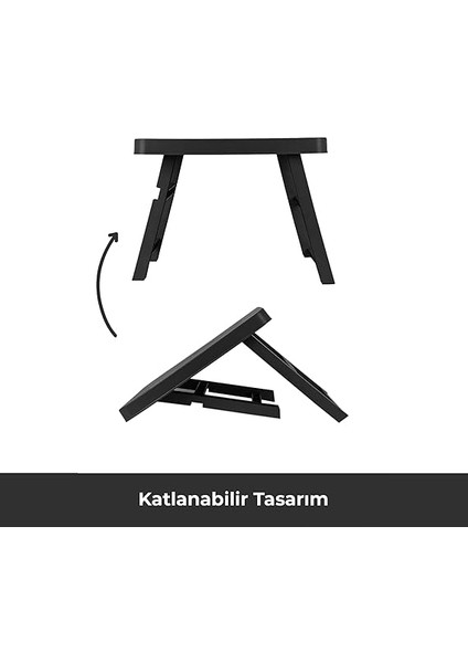 Katlanır Kamp Masası | Portatif ve Taşınabilir Piknik, Balkon, Bahçe, Plaj ve Mangal Masası – Katlanabilir Pratik Sehpa (Siyah, Küçük) indirimleri