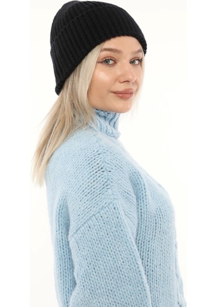 Yünlü Kışlık Unisex Fitilli Bere modelleri