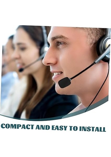 50 Adet Mini Mikrofon Kılıfı: Gürültü Azaltma Için Köpük Mikrofon Rüzgarlığı Standart Küçük Boy Yaka Kulaklıklı Yaka Mikrofonu modelleri