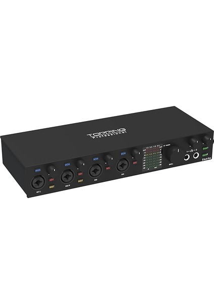 Professional E4X4 Pre | Black Yüksek Kalite Usb-C Ses Kartı: 4-Giriş/4-Çıkış 24BIT/192KHZ, 8...600OHM Arası Kulaklıklara Kadar Kullanılabilir. (Pc/mac)