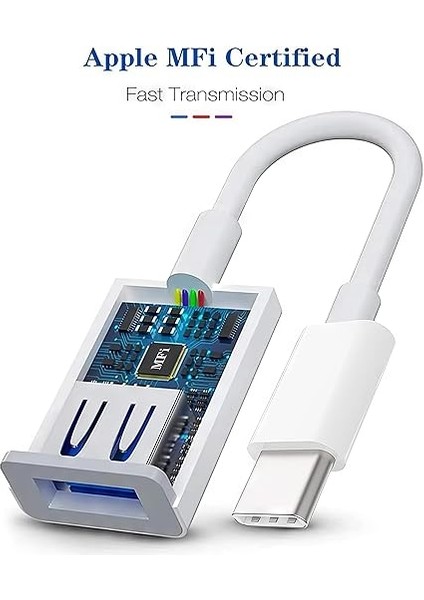 3.1 Type-C Otg Adaptör Kablo – Type-C’yi USB 3.0’a Dönüştüren Otg Dönüştürücü Kablo, Flash Bellek Bağlantısı Için Uyumlu fırsatları