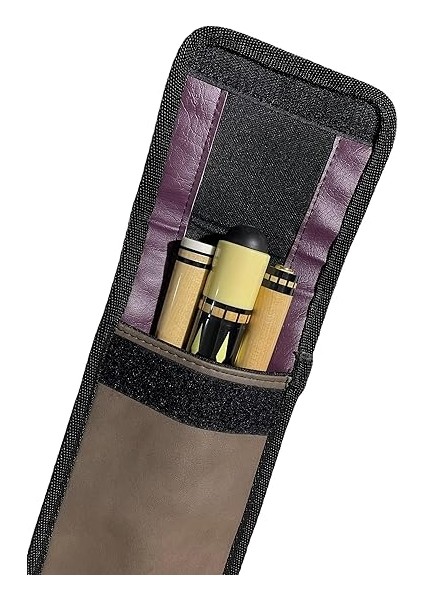 Deri Bilardo Istaka Çantası - 1 Dip x 2 Şaft Taşıma Kapasitesi fiyatları