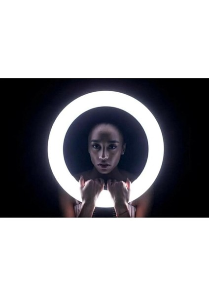 A+ Kalite Megalux Ring Light LED Işık Halkası 21 Inç Profesyonel Influencer Işığı ve 210 cm Monopod fiyatları