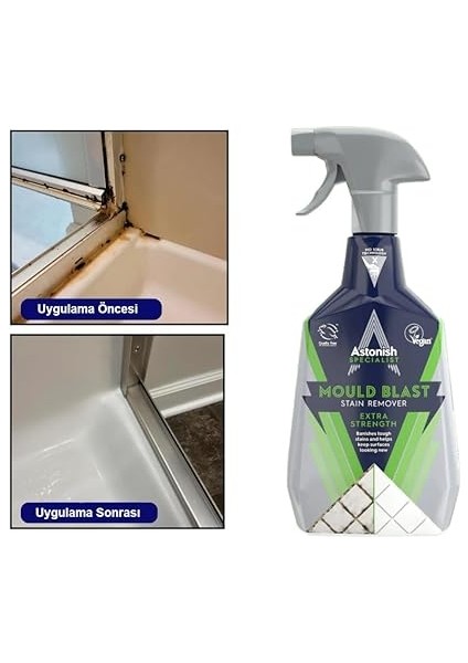 Astonish Küf Temizleyici 750 ml + Miss Flora Nem Alıcı 450 G Yedek 2 Adet modelleri