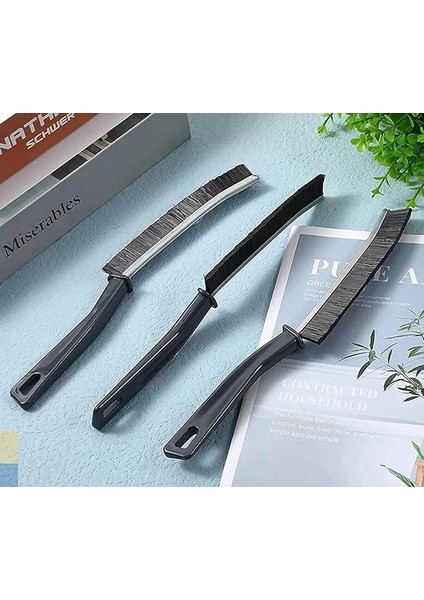 Çok Amaçlı Multi Ince Temizlik Fırçası Derz Arası Banyo Mutfak Lavabo Detay Temizleme Fırçası (2)