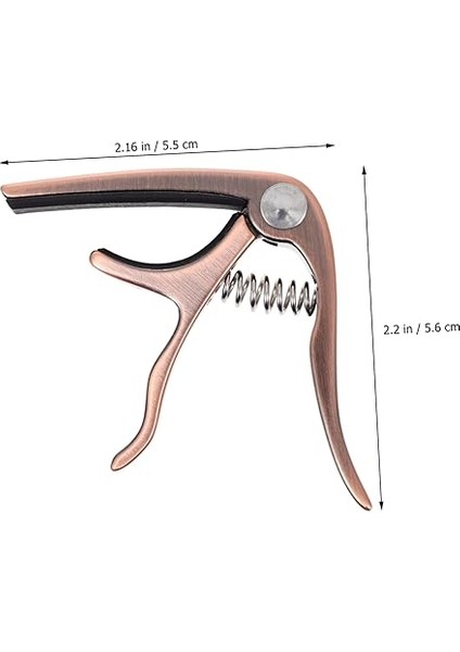 1 Takım Ukulele Klip Alaşım Ton Modifiye Kelepçe Klasik Ukulele Capo fırsatları