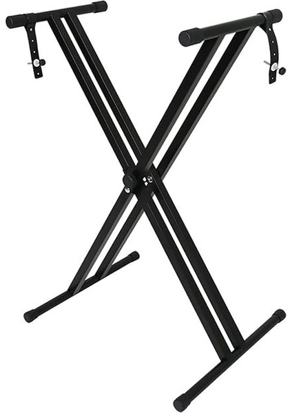 Evrensel Katlanır Piyano Klavye Standı Braketi Dijital Piyano Mıdı Klavye Için Kaymaz Kauçuk Kapaklı Çift x Tarzı Ağır Hizmet Tipi Metal Malzeme modelleri