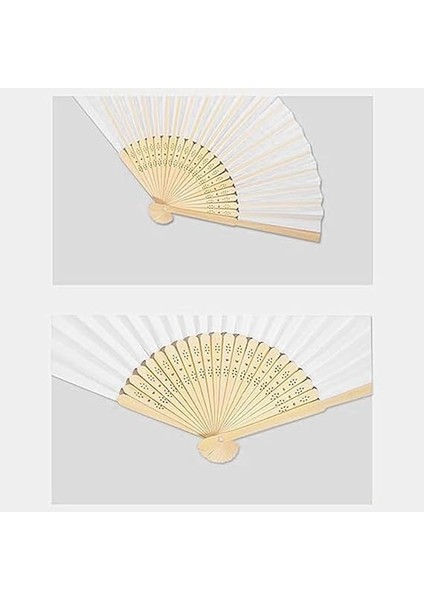 Kendin Yap Kağıt Katlanır Yelpaze, Bambu El Vantilatörü, Çocuklar Için, El Yapımı Kağıt Yelpaze indirimleri