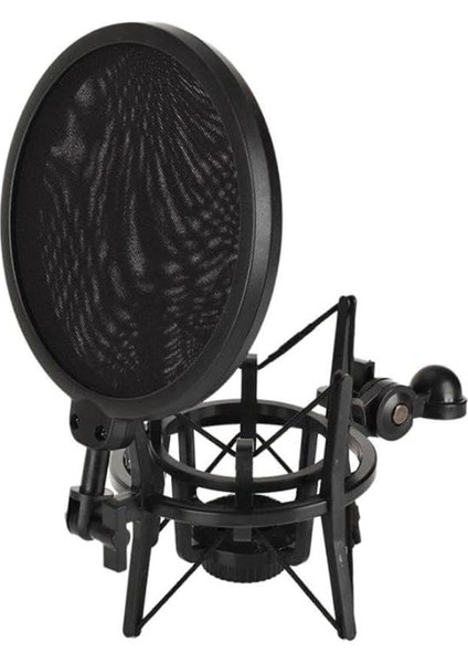 NB40 Masa Mikrofon Standı (Sehpa) + SH-101 Pop Filtre ve Shock Mount Set fiyatları