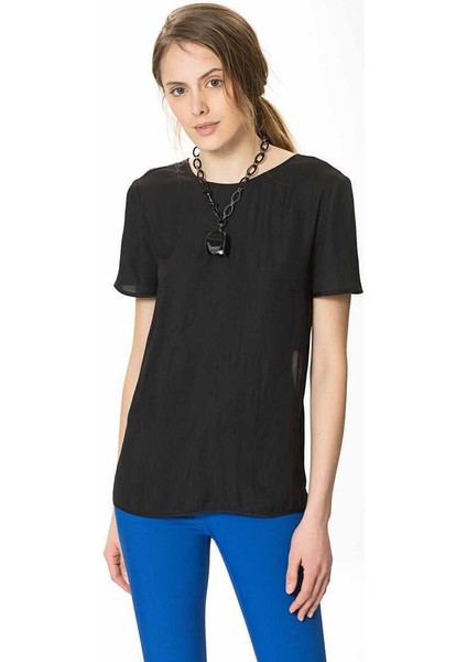 Sırtı Açık Bluz Siyah Y9913001_001