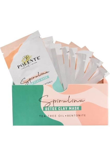 Natural - Spirulina Yosunlu Detoks Kil Maskesi (8 Adet x 8 Ml)