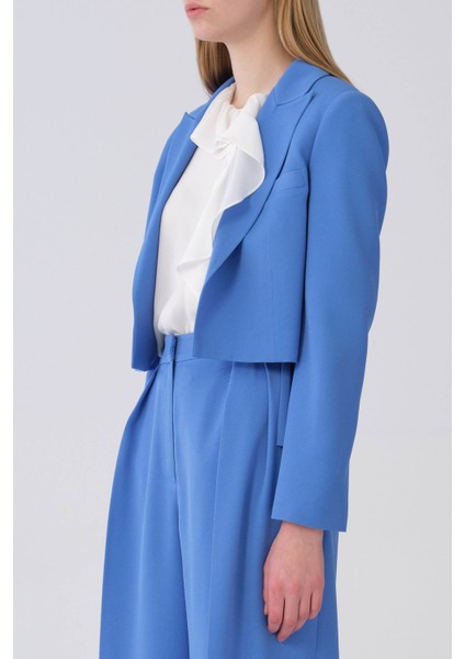 Kısa Kadın Ceket Mavi Y2116032_036 fiyatları