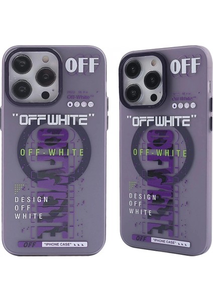 iPhone 13 Pro Kılıf Apollo Magneticsafe Desenli Kapak - Apollo Mor - 3