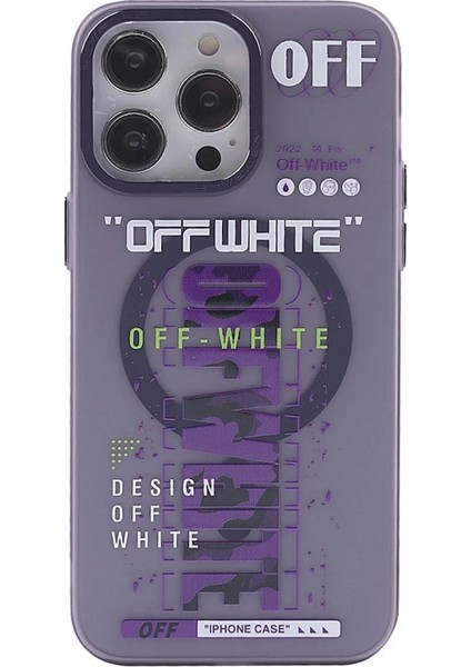 iPhone 13 Pro Kılıf Apollo Magneticsafe Desenli Kapak - Apollo Mor - 3 modelleri