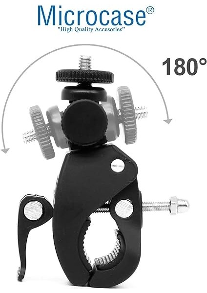 Aksiyon Kameralar Için Klipsli Bisiklet Gidon Tutucu - AL2705 fiyatları