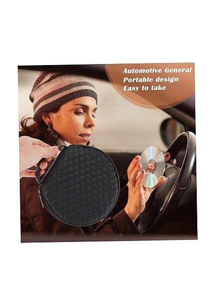 1 Adet CD Çantası CD Saklama Çantası Daire Çanta CD Işlemeli Çanta Fermuarlı Cüzdan Oto CD Saklama Çantası Küçük Siyah Çanta Fermuarlı Cüzdan Kırmızı Çanta Sabit Disk Saklama modelleri