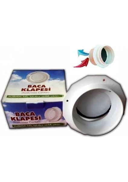 - Aspiratör Baca Klapesi Çekvalfi Çekvalf Klapa