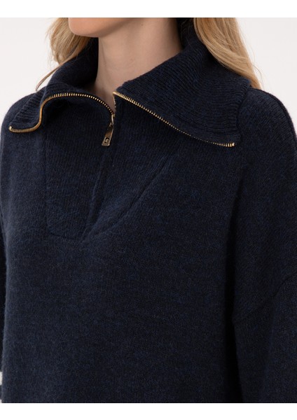 Kadın Lacivert Comfort Fit Kazak 50317227-VR033