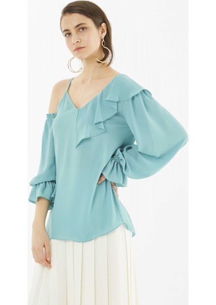 Kol Detaylı Bluz Akua Y1813047_299 modelleri