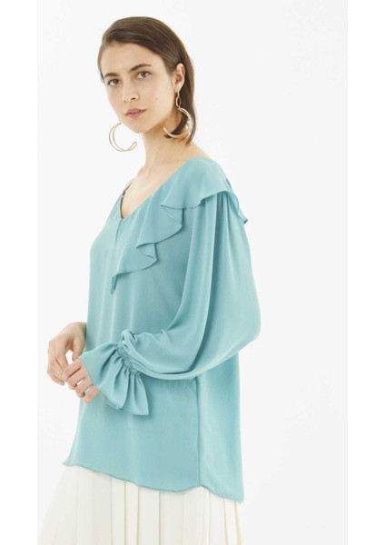 Kol Detaylı Bluz Akua Y1813047_299 fırsatları