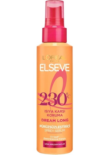 Paris Elseve Dream Long Isıya Karşı Koruyucu & Pürüzsüzleştirici Sprey Serum 150ML