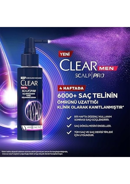 Men Scalp Pro Güçlendirici Serum Saç Dökülmesine Karşı 70 ml modelleri