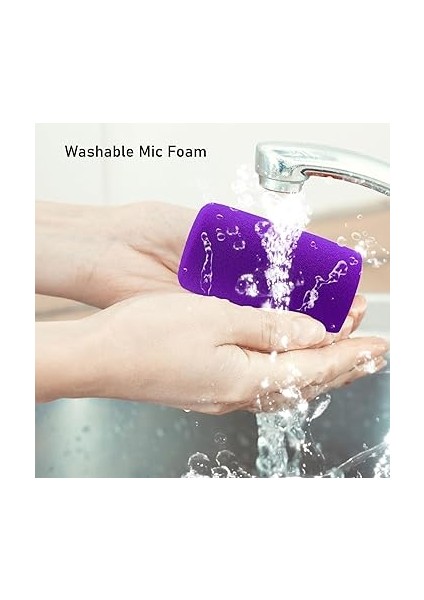 Shure SM7B Cam Için, Shure SM7DB Vokal Mikrofon Pop Filtre Rüzgar Köpük RK345 Yedek Pop Filtresi Mor Windsock Kapak fırsatları