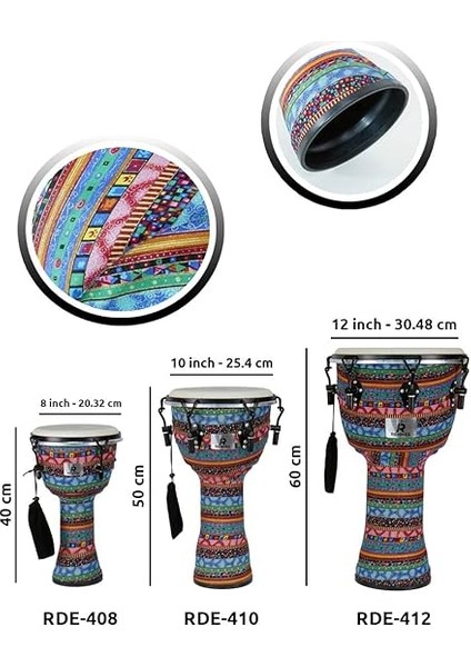 RDE-412 Afrika Çalgısı 12'' (Inch) Djembe indirimleri