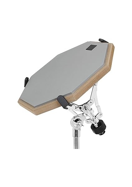 Davul Uygulama Pedi, 1 Çift Davul Çubuklu 12 Inç Sessiz Davul Uygulama Pedi, Uygulama Pedleri, Davul Uygulama Pedi Seti, Tek Taraflı Davul Pedleri, Pratik Davul Için - Gri modelleri