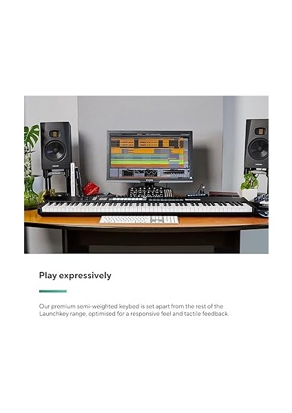 Launchkey 88 [mk3] Mıdı Klavye: Etkileyici Müzik Yaratımı Için Premium 88 Tuşlu Mıdı Klavye modelleri