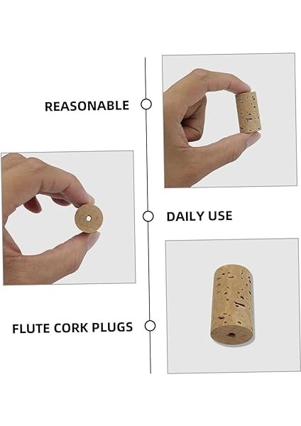 10 Pcs Head Yapma Tapaları Kafa Kapakları Onarım Aksesuarları Cork Yedek Ahşap Enstrüman Için modelleri