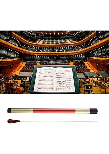 Profesyonel Müzik Baton, El Yapımı Padauk Koro Senfoni Orkestrası Konseri Için Dengeli Ağırlık Ile Iletişli Çubuk, Zarif Işçilik Hafif Dayanıklı fiyatları