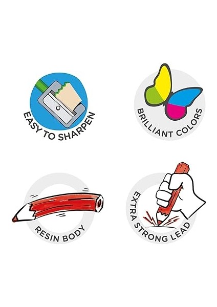 Tita Kuru Boya Kalemi 12'li indirimleri