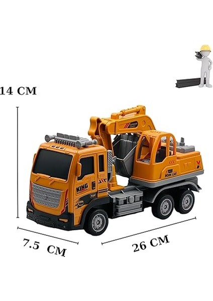 Kumandalı Şarjlı Full Fonksiyon Işıklı Inşaat Makineleri 27 Mhz 1:16 Ölçek (Kepçe) fırsatları