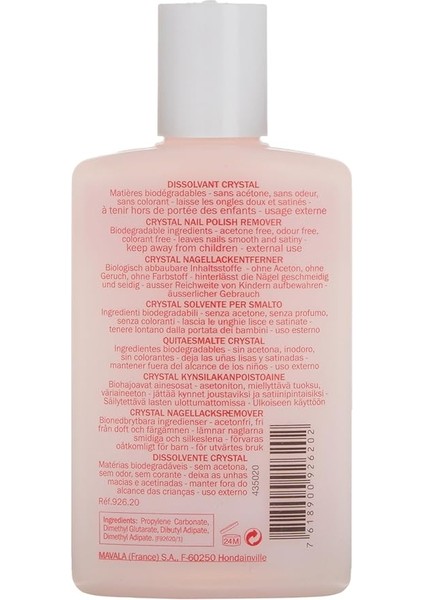 Crystal Asetonsuz Oje Çıkarıcı 100ML fiyatları