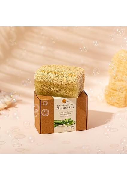 Life Doğal Kabak Lifli Aloe Vera Sabunu - Cilt Kuruluğu Karşıtı, Besleyici, Nemlendirici Yüz ve Vücut Sabunu 150 Gr. modelleri