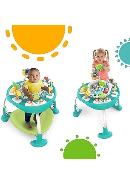 Starts Bounce Bounce Baby 2'si 1 Arada Aktivite Merkezi Zıplayıcı ve Masa - Oynak Gölet (Yeşil), 6 Aylık ve Üzeri fiyatları