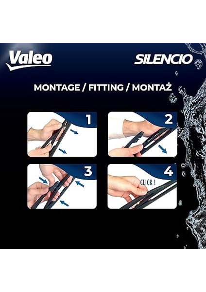 Silencio Rear Arka Silecek Citroen C4 Cactus (2014 ve Sonrası), Ds 3 / Ds 3 Crossback (2018-2022), Mini Cooper F55 (2013 ve Sonrası), Mini Cooper F56 (2017 ve Sonrası) (240 Mm) 574224 fırsatları