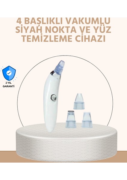 Güçlü Vakumlu Siyah Nokta Temizleyici – Cilt Pürüzlerini Gideren