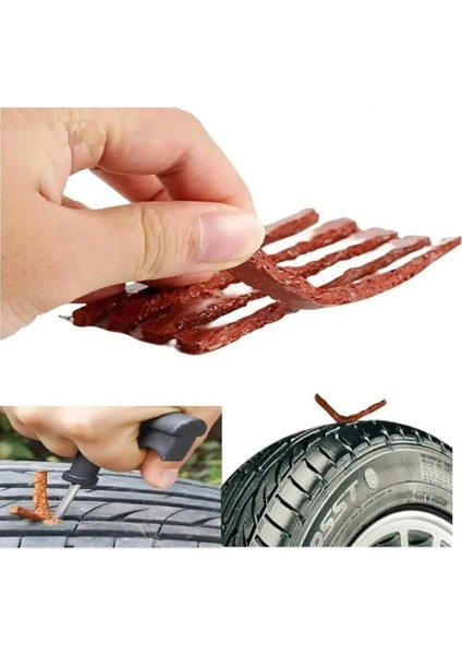3 Adet 5'li Araç Motosiklet Lastik Tamir Fitili Lastik Onarım Için Yedek Fitil fiyatları